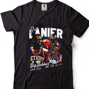 RIP Bob Lanier 1948 2022 With Wignature T-shirt