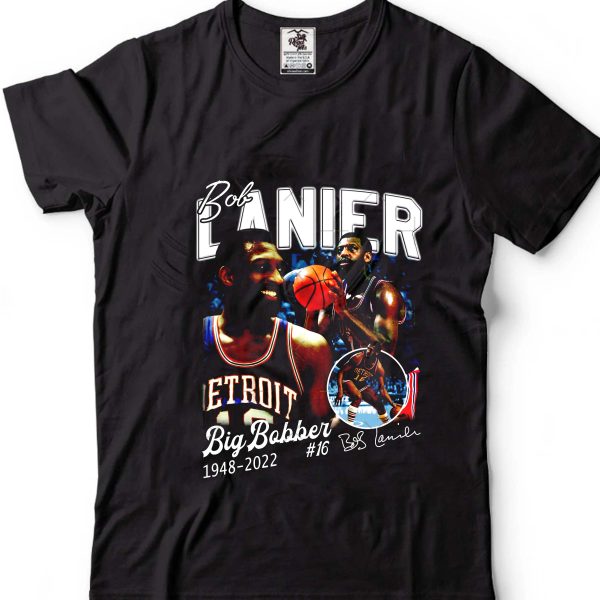 RIP Bob Lanier 1948 2022 With Wignature T-shirt