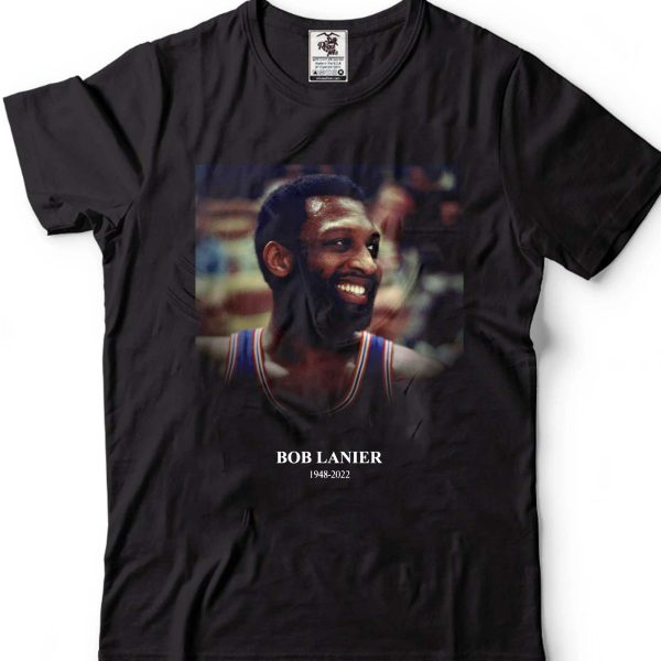 RIP Bob Lanier Basketball Hall Of Fame T-shirt