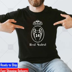 Real Madrid 14 Champions League 2022 Unisex T Shirt