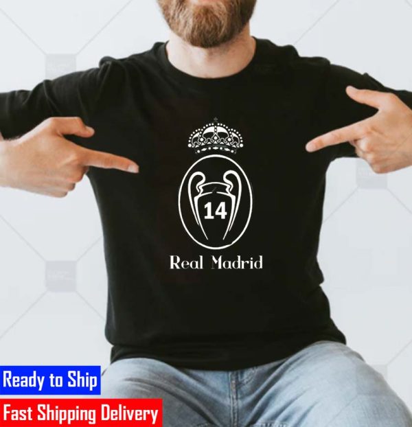 Real Madrid 14 Champions League 2022 Unisex T Shirt