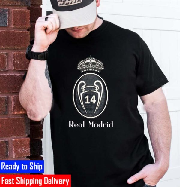 Real Madrid Champion of Europe for 14th Times T-shirt