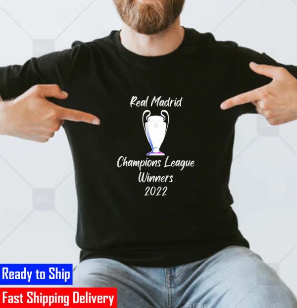 Real Madrid Champions League Winners 2022 Football Fan Unisex T-Shirt