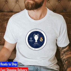 Real Madrid Champions Stade De France Final Paris T-shirt