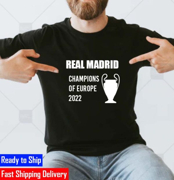 Real Madrid Champions of Europe Champions League Final Winners Unisex T-Shirt