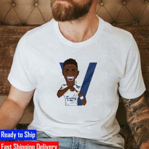 Real Madrid Vinicius Junior Comic Win Champions League Unisex T-Shirts