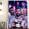 Real Madrid Win UEFA Champions League 14 Art Decor Poster Canvas