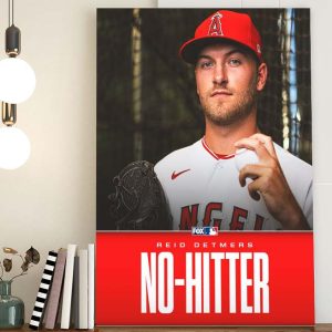 Reid Detmers No Hitter MLB Poster Canvas
