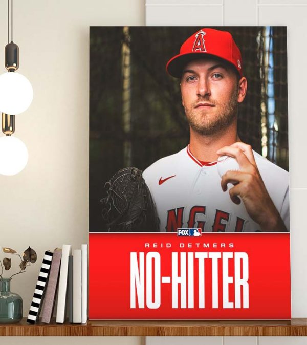 Reid Detmers No Hitter MLB Poster Canvas