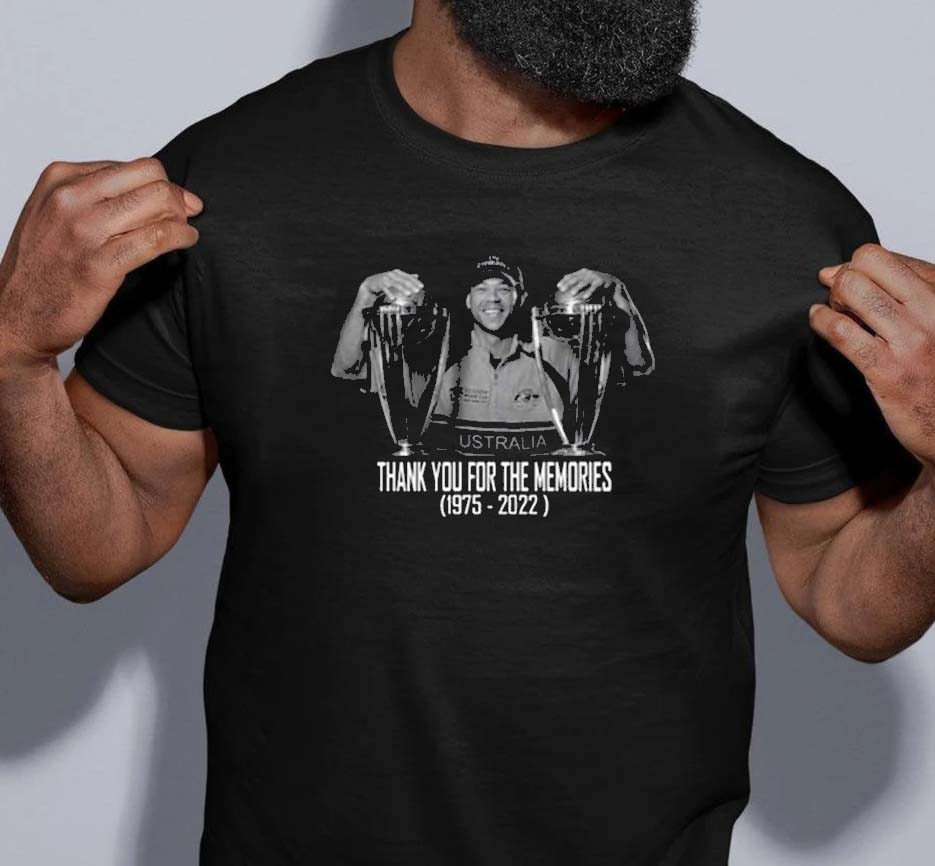 Rip Andrew Symonds Thank You For The Memories 1975 2022 Classic T-shirt Rip Andrew Symonds Thank You For The Memories 1975 2022 Classic T-shirt