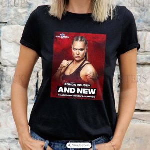 Ronda Rousey And New Smackdown Womens Champion T-Shirt
