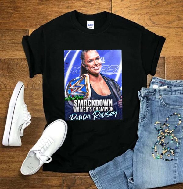 Ronda Rousey Champions WWE SmackDown Womens Championship T-Shirt