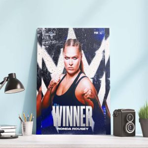 Ronda Rousey Winner Blacklash Champion Poster Canvas