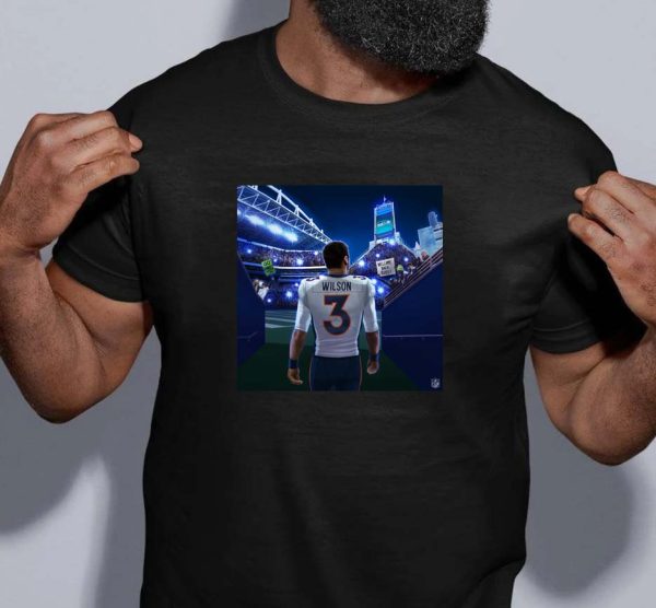 Russell Wilson return to Seattle NFL schedule T-shirt