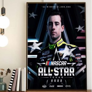 Ryan Blaney Winner Nascar All Star Texas 2022 Wall Decor Poster Canvas