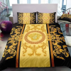 Best Versace Gold Logo In White Background Bedding Set