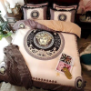 Best Versace Golden Logo In Black Background Bedding Set