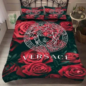 Versace Full Of Roses Bedding Set King Size