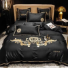 Versace Maroon Bedding Set King Size