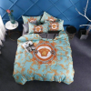 Versace Blue And Red Bedding Set King Size