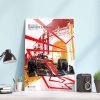 Scuderia Ferrari F1 Spanish GP Barcelona 2022 Poster Canvas