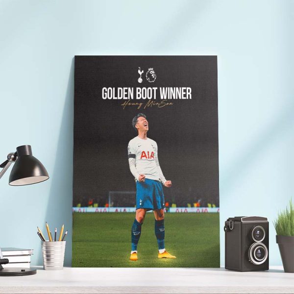 Son Heung Min Golden Boot Winner 2022 Poster Canvas