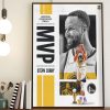 Stephen Curry MVP Western Conference Finals Art Decor Poster Canvas