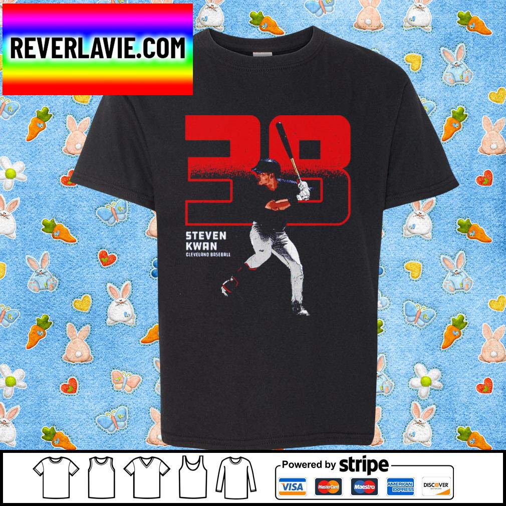 Steven Kwan Cleveland Outline Baseball Classic T-Shirt Steven Kwan Cleveland Outline Baseball Classic T-Shirt