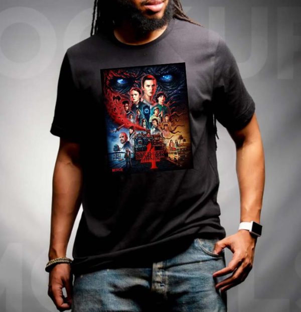 Stranger Things Season 4 Official Poster T-shirt