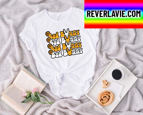 Sunflower Bad Bunny Happy Easter Day Classic T-Shirt