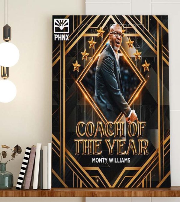 Thank You Monty Williams NBA Coach Of The Year 2022 Poster Canvas