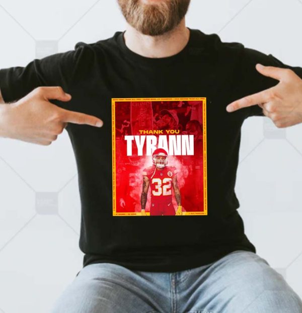 Thank You Tyrann Mathieu 32 Kansas City Chiefs T-Shirt