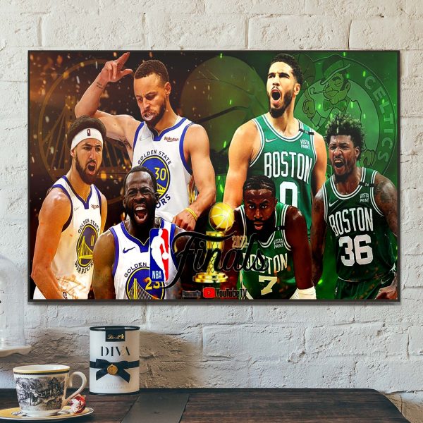 The 2022 Nba Finals Match-Up Is Set Warriors Vs Celtics Home Decor Poster Canvas