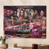 The AEW Double MJFvsWARDLOW Decor Poster Canvas