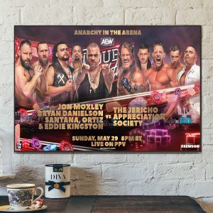 The Arena Double or Nothing on Sunday May 29 Decor Poster Canvas