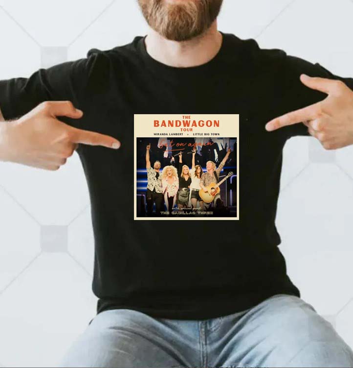 The Band Wagon Tour Get On Again T-shirt The Band Wagon Tour Get On Again T-shirt