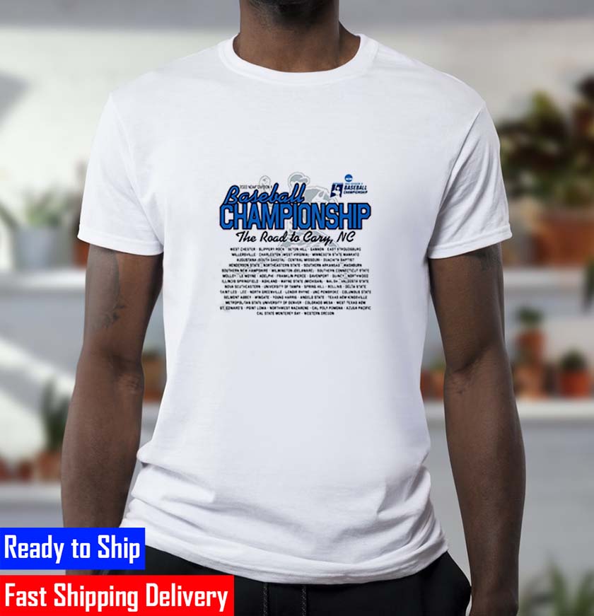 The Championship 2022 Division II Baseball Cary NC Shirt The Championship 2022 Division II Baseball Cary NC Shirt