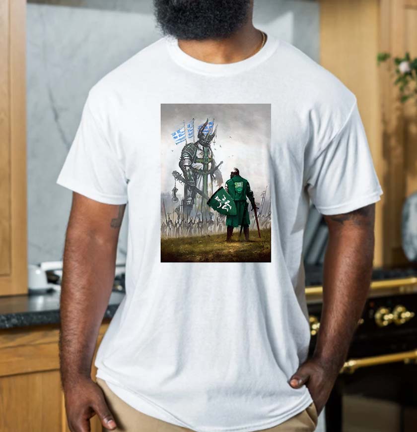 The Dark Knight against the Greek God Original T-shirt The Dark Knight against the Greek God Original T-shirt