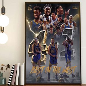 The Golden State Warriors are Western Conference Champions Home Decor Poster Canvas