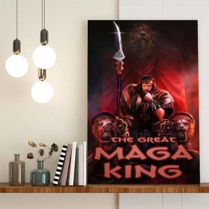 The Great Dark Maga King Classic Poster Canvas