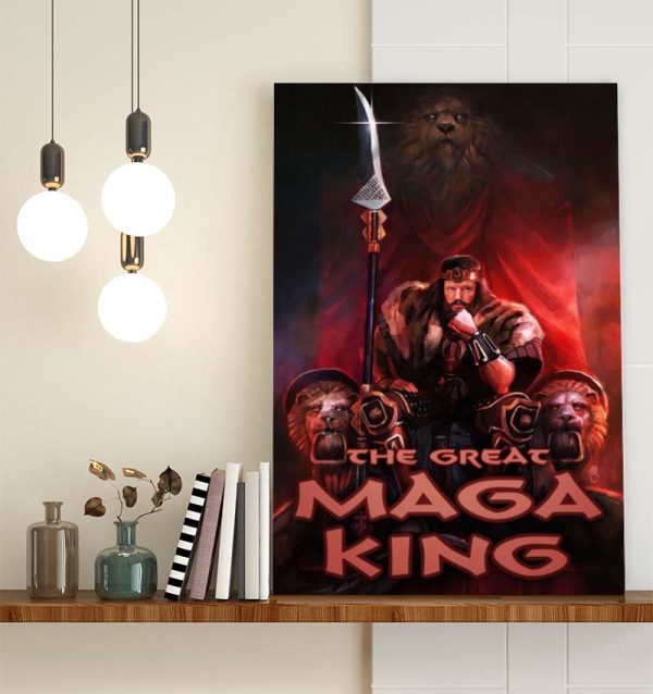 The Great Dark Maga King Classic Poster Canvas