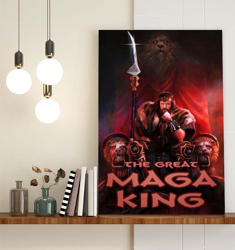 The Great Dark Maga King Classic Poster Canvas The Great Dark Maga King Classic Poster Canvas