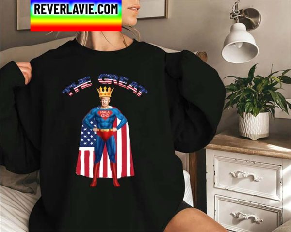 The Great Maga King Donald Trump Superman Maga King Donald Trump King Classic T-Shirt