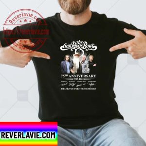 The Oak Ridge Boys 75th Anniversary 1947 2022 Signatures Thank You For The Memories Classic T-Shirt