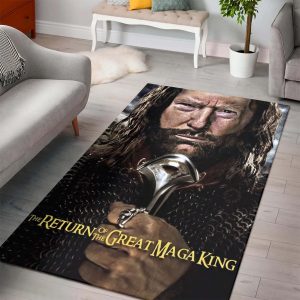 The Return of The Great Maga King Maga Trump Rug Carpet