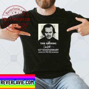 The Shinng 42nd Anniversary 1980 2022 Signatures Thank You For The Memories Classic T-Shirt