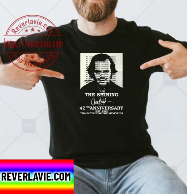 The Shinng 42nd Anniversary 1980 2022 Signatures Thank You For The Memories Classic T-Shirt