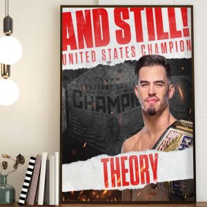 Theory WWE And Still US Champion Ali WWE Home Decor Poster Canvas