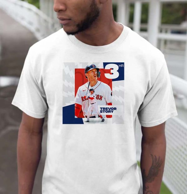 Trevor Story 3HR Boston Red Sox MLB T-Shirt
