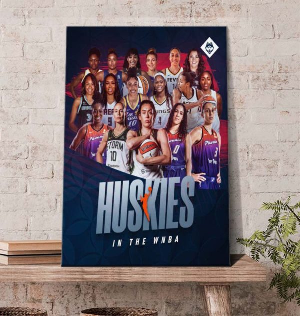 UConn Huskies in the WNBA 2022 Poster Canvas